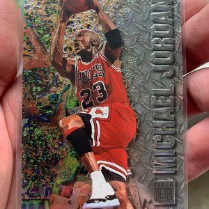 Michael Jordan Fleer Metal #11 96-97 Chicago Bulls In Great Shape High Grade